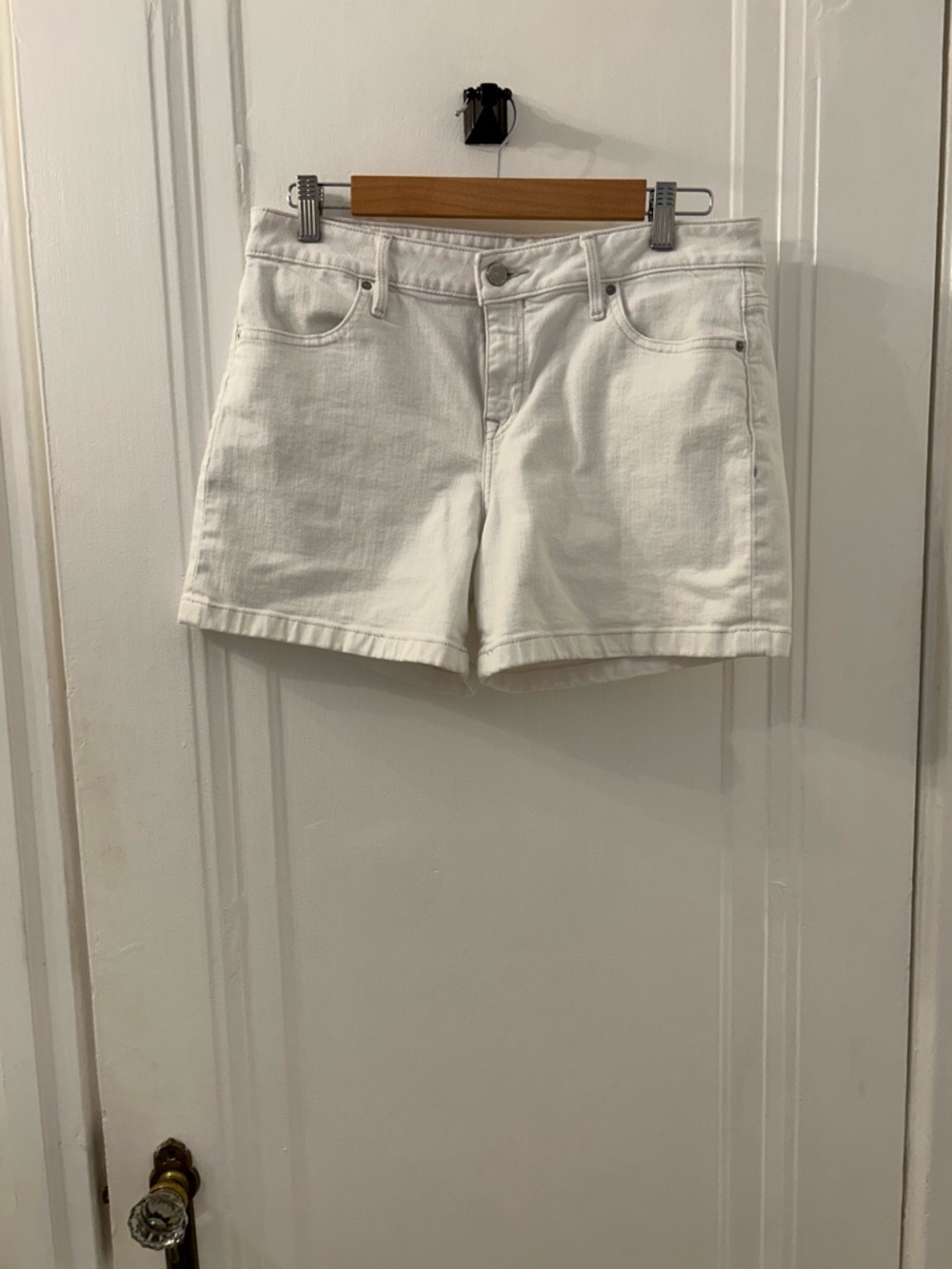 Calvin Klein Clasic White Women's Denim Shorts